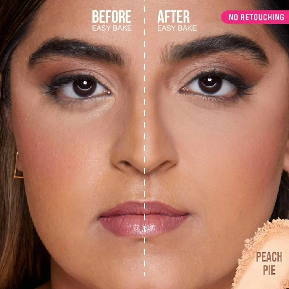 HUDA BEAUTY Easy Bake Loose Baking & Setting Powder - Peach Pie 20g New In Box
